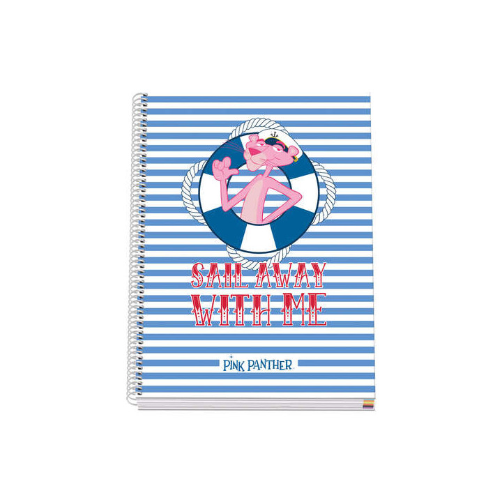 Dohe Cuaderno en Espiral A4 - 228x300mm - Tapa Dura con Carton Forrado - 100 Hojas de Papel Offset de 90gr - Cuadricula de 5mm