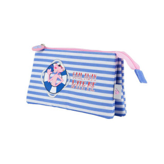 Dohe Portatodo Triple Compartimento - Fabricado en Poliester Flexible y Resistente - Cierre Doble de Cremalleras - Ideal para G