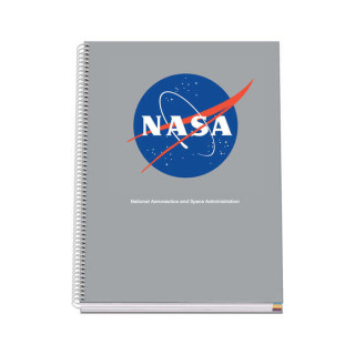 Dohe Cuaderno Espiral Tapa Dura A4 - 228x300mm - Cubierta Carton Forrado Impreso a Color - Espiral Metalico Blanco - 100 Hojas