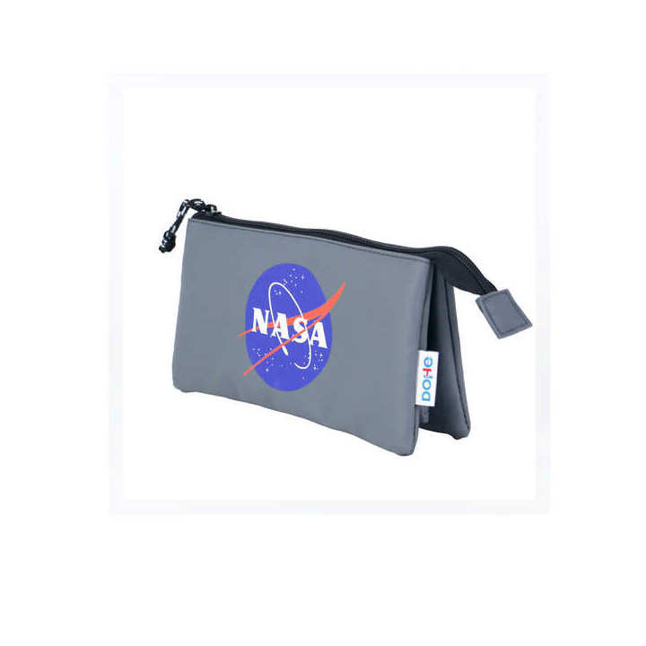 Dohe Portatodo Triple Compartimento - Fabricado en Poliester Flexible y Resistente - Cierre Doble de Cremalleras - Ideal para G