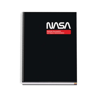 Dohe Cuaderno en Espiral de Tapa Dura A4 - 228x300mm - Cubierta en Carton Forrado con Papel Impreso a Todo Color y Plastificado