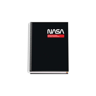 Dohe Cuaderno Espiral Tapa Dura A5 - 162x210mm - Cubierta Carton Forrado - Espiral Metalico Blanco - 100 Hojas Offset 90g Micro