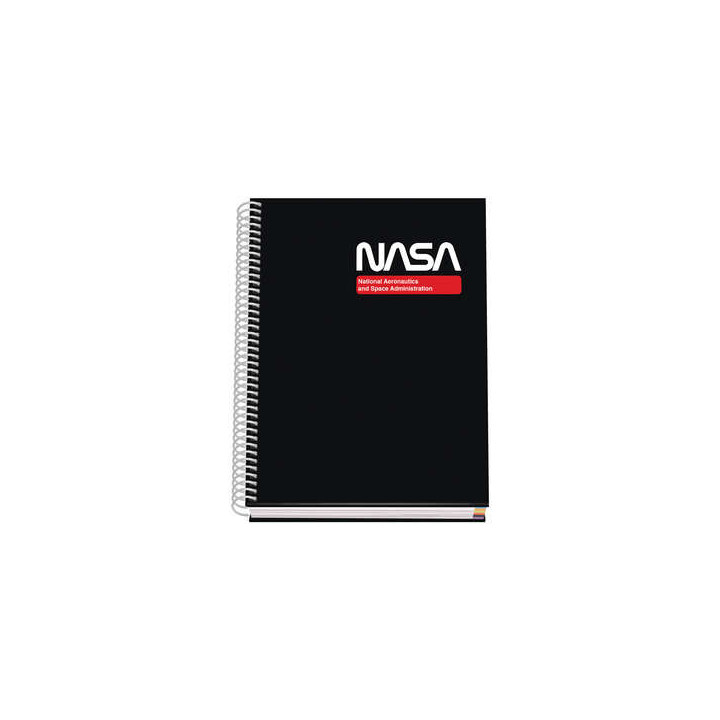 Dohe Cuaderno Espiral Tapa Dura A5 - 162x210mm - Cubierta Carton Forrado - Espiral Metalico Blanco - 100 Hojas Offset 90g Micro