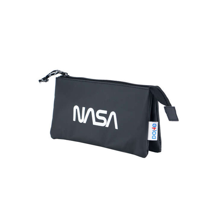 Dohe Portatodo Triple Compartimento - Fabricado en Poliester Impermeable - Cierre Doble de Cremalleras - Resistente y Flexible