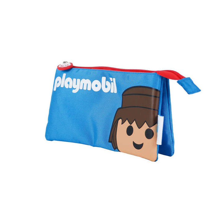 Dohe Portatodo Triple Compartimento - Fabricado en Poliester Flexible y Resistente - Cierre Doble de Cremalleras - Ideal para G