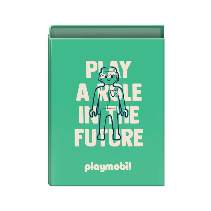 Dohe Carpeta de Carton Forrado - Tamaño Folio 264x340x60mm - 4 Anillas Mixtas Niqueladas de 40mm