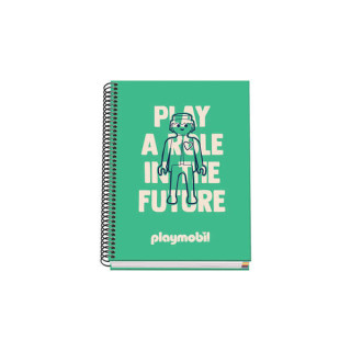 Dohe Cuaderno Espiral Tapa Dura A5 - 162x210mm - Cubierta Carton Forrado - Espiral Metalico Negro - 100 Hojas Offset 90g Microp