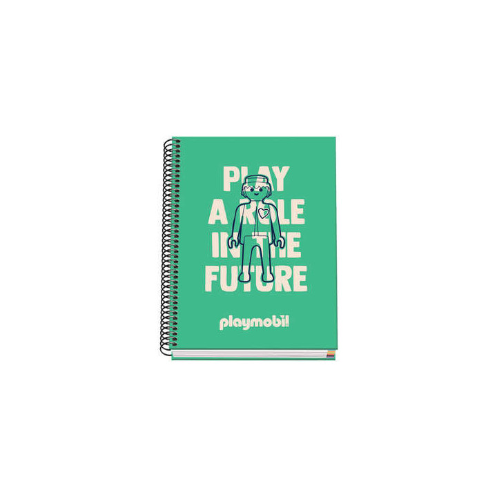 Dohe Cuaderno Espiral Tapa Dura A5 - 162x210mm - Cubierta Carton Forrado - Espiral Metalico Negro - 100 Hojas Offset 90g Microp