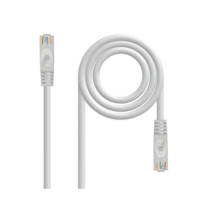 Nanocable Cable de Red Latiguillo RJ45 LSZH Cat.6a UTP AWG24 3m - Color Gris