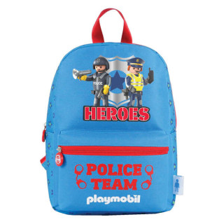 Dohe Playmobil Heroes Mochila Infantil - Tirantes Anchos Reforzados - Amplio Compartimento Principal con Cremallera - Bolsillo