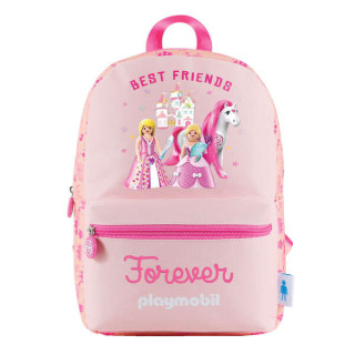 Dohe Playmobil Princess Mochila Infantil - Tirantes Anchos Reforzados - Amplio Compartimento Principal con Cierre de Cremallera