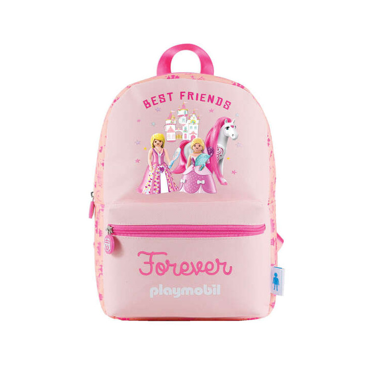 Dohe Playmobil Princess Mochila Infantil - Tirantes Anchos Reforzados - Amplio Compartimento Principal con Cierre de Cremallera