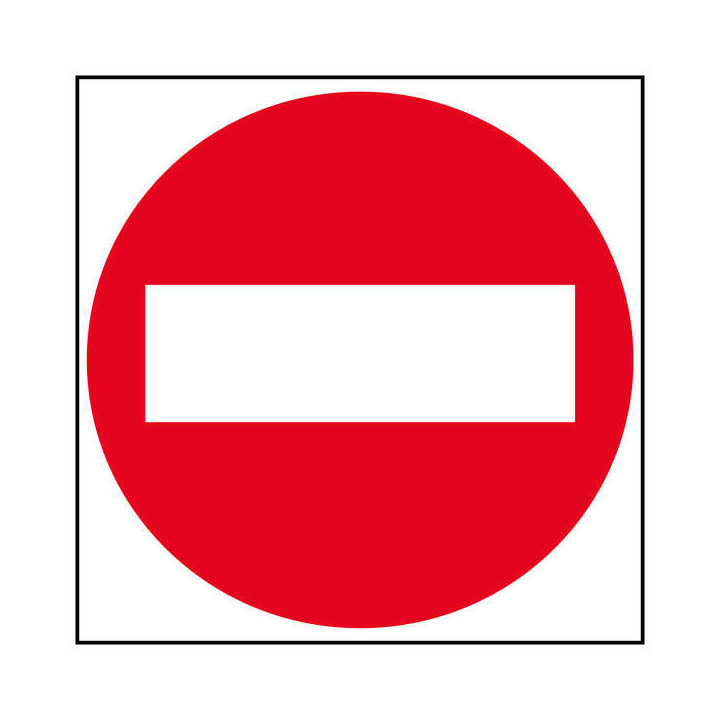 Apli Etiqueta Señalizacion Prohibido El Paso 1 U.