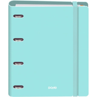 Dohe Serenity Polyfoam Carpeta de 4 Anillas Mixtas de 35mm A4 Recambio 100 Hojas Cuadricula 5mm - Cubierta de Polyfoam 2mm - Ci