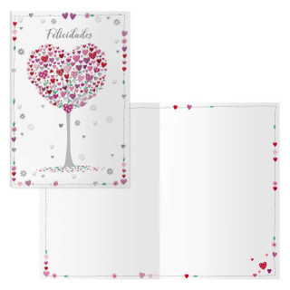 Dohe Pack de 6 Tarjetas de Felicitacion de Cumpleaños - 11.5x17cm - Impresion a Todo Color - Estampaciones con Pelicula de Col