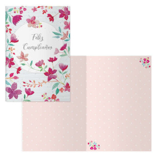 Dohe Pack de 6 Tarjetas de Felicitacion de Cumpleaños - 11.5x17cm - Impresion a Todo Color - Estampaciones con Pelicula de Col