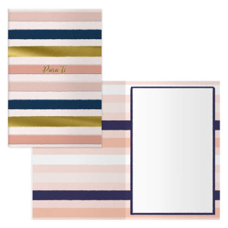 Dohe Pack de 6 Tarjetas de Felicitacion - 11.5x17cm - Impresas a Todo Color - Estampaciones con Pelicula de Color - Estampacion