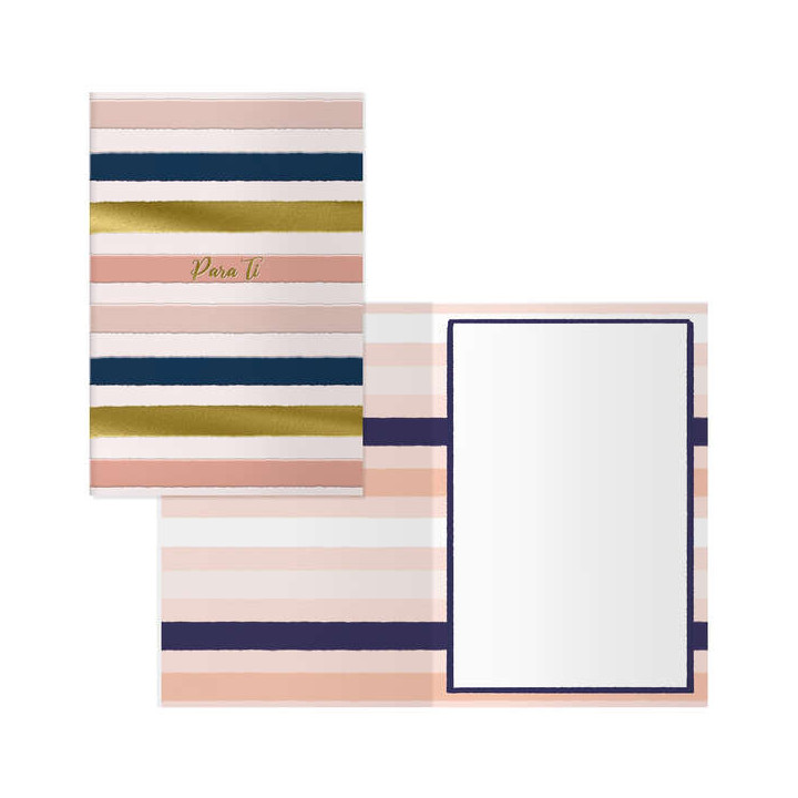 Dohe Pack de 6 Tarjetas de Felicitacion - 11.5x17cm - Impresas a Todo Color - Estampaciones con Pelicula de Color - Estampacion