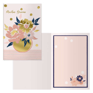 Dohe Pack de 6 Tarjetas de Felicitacion - 11.5x17cm - Impresas a Todo Color - Estampaciones con Pelicula de Color - Estampacion