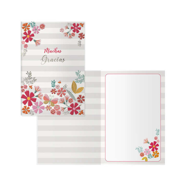 Dohe Pack de 6 Tarjetas de Felicitacion - 11.5x17cm - Impresion a Todo Color - Estampaciones con Pelicula de Color - Estampacio