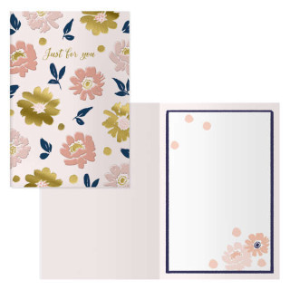 Dohe Pack de 6 Tarjetas de Felicitacion - 11.5x17cm - Impresion a Todo Color - Estampaciones con Pelicula de Color - Estampacio