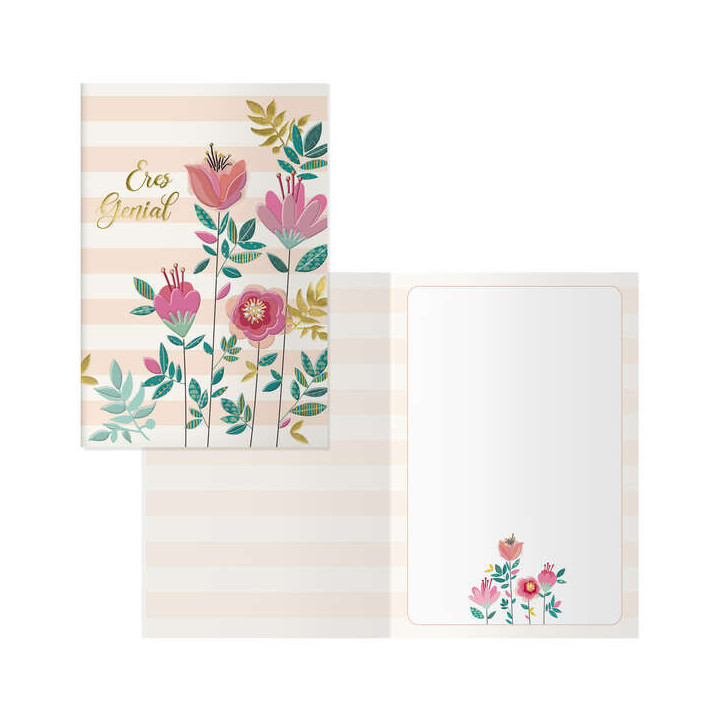 Dohe Pack de 6 Tarjetas de Felicitacion - 11.5x17cm - Impresion a Todo Color - Estampaciones con Pelicula de Color - Estampacio