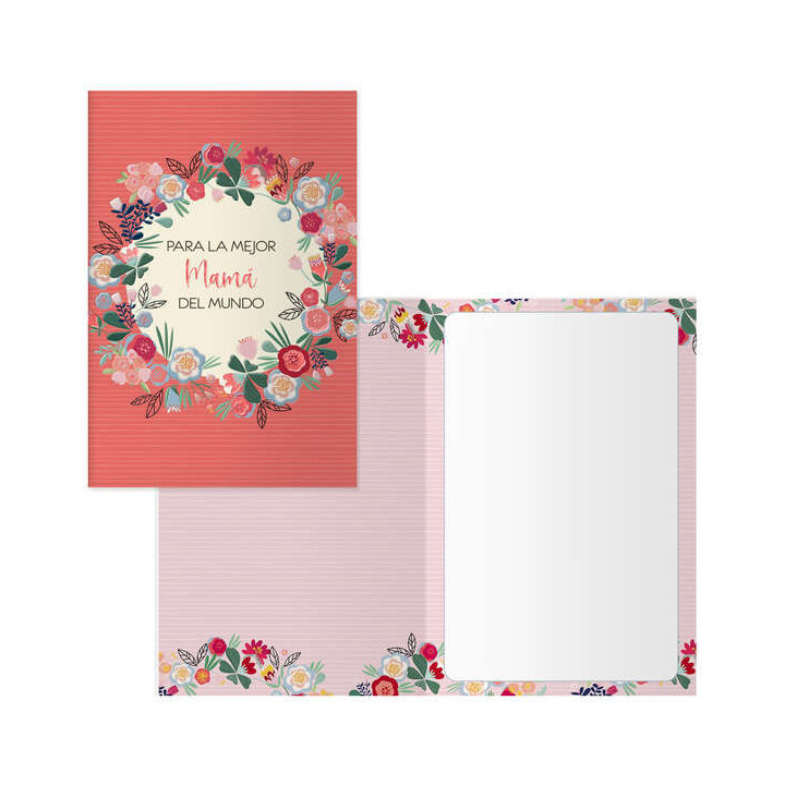 Dohe Orla Pack de 6 Tarjetas de Felicitacion para Madres - 11.5x17cm - Impresion a Todo Color - Estampaciones con Pelicula de C