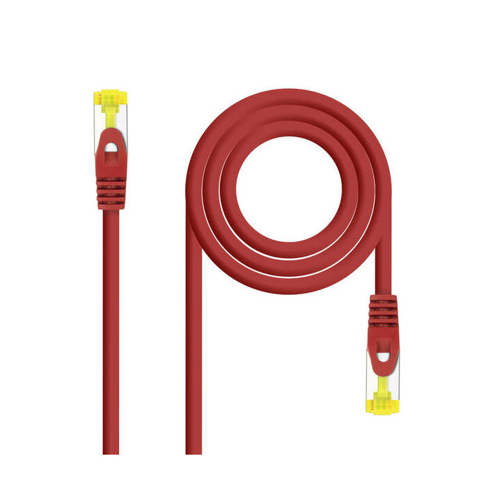 Nanocable Cable Red Latiguillo LSZH Cat.6A SFTP AWG26 30cm - Color Rojo