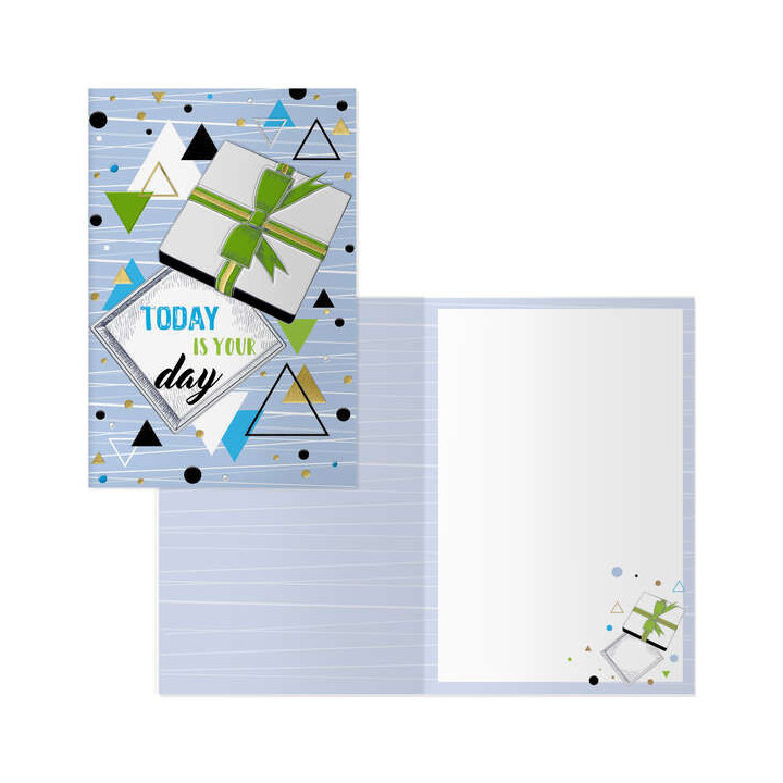 Dohe Pack de 6 Tarjetas de Felicitacion Dia del Padre - 11.5x17cm - Impresion a Todo Color - Estampaciones con Pelicula de Colo