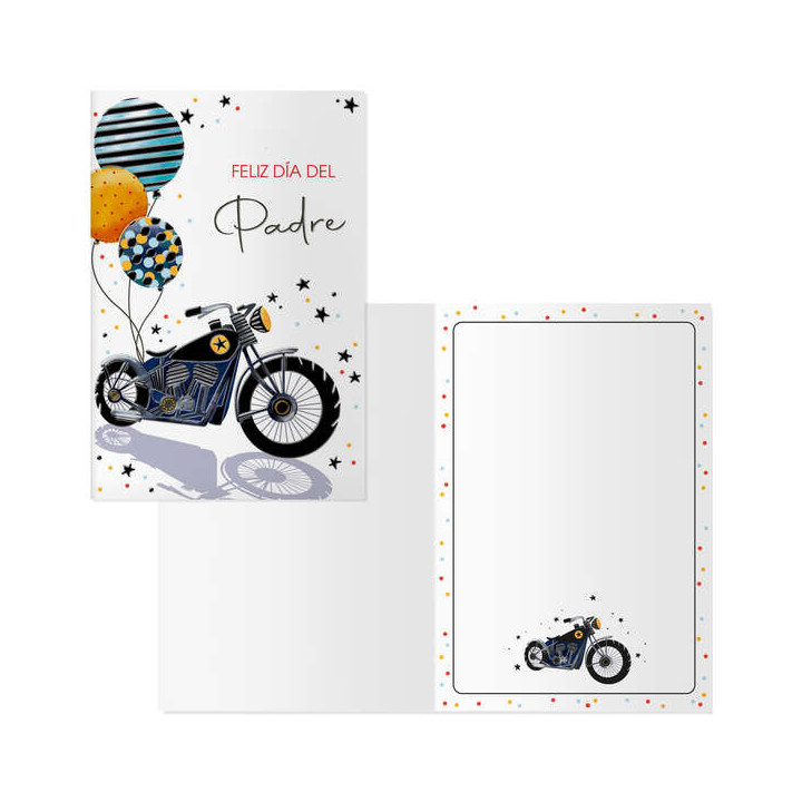 Dohe Pack de 6 Tarjetas de Felicitacion Dia del Padre - 11.5x17cm - Impresion a Todo Color - Estampaciones con Pelicula de Colo