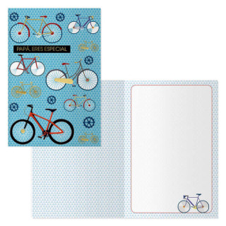 Dohe Pack de 6 Tarjetas de Felicitacion Dia del Padre - 11.5x17cm - Impresas a Todo Color - Estampaciones con Pelicula de Color