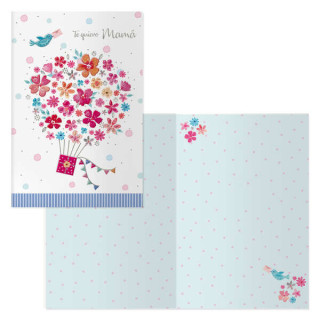 Dohe Pack de 6 Tarjetas de Felicitacion Dia de la Madre - 11.5x17cm - Impresas a Todo Color - Estampaciones con Pelicula de Col