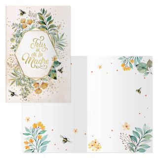 Dohe Pack de 6 Tarjetas de Felicitacion Dia de la Madre - 11.5x17cm - Impresion a Todo Color - Estampaciones con Pelicula de Co