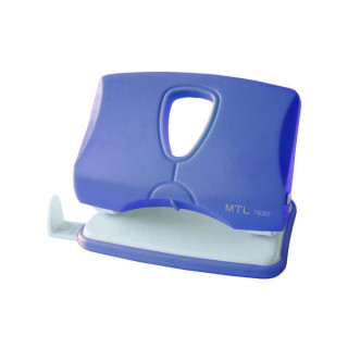 Dohe Taladro Resistente de Alta Calidad - 6mm de Diametro - Distancia de 80mm Entre Perforaciones - Guia Ajustable para Papel -