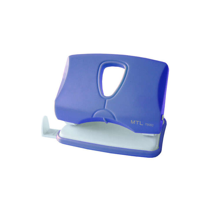 Dohe Taladro Resistente de Alta Calidad - 6mm de Diametro - Distancia de 80mm Entre Perforaciones - Guia Ajustable para Papel -