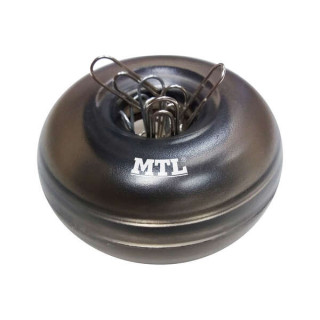 Dohe Portaclip Imantado en Plastico Traslucido - Incluye 20 Clips de 28mm - Practico y Funcional - Organiza Tus Documentos con