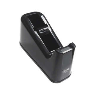 Dohe Portarrollos para Cintas Adhesivas de hasta 19mm y 33 metros - Cilindro Extraible y Base Antideslizante - Cuchilla Metalic