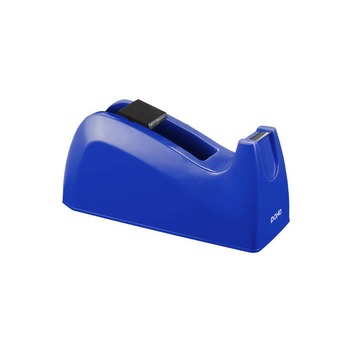 Dohe Portarrollos para Cintas Adhesivas de hasta 19mm y 33 Metros - Cilindro Extraible y Base Antideslizante - Cuchilla Metalic