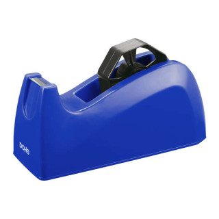 Dohe Portarrollos para Cintas Adhesivas de hasta 19mm y 66 Metros - Cilindro Extraible y Base Antideslizante - Cuchilla Metalic