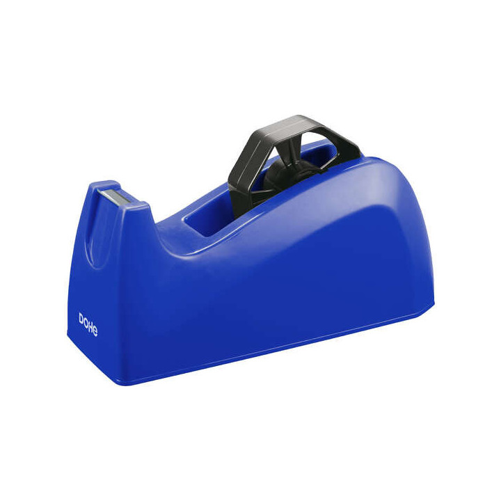 Dohe Portarrollos para Cintas Adhesivas de hasta 19mm y 66 Metros - Cilindro Extraible y Base Antideslizante - Cuchilla Metalic