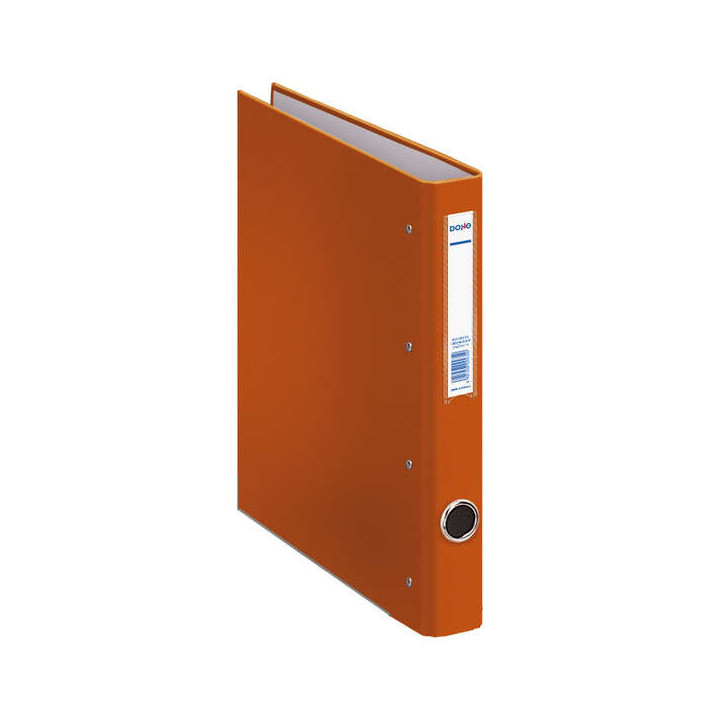 Dohe Carpeta de 4 Anillas Mixtas 25mm A4 - Medidas 285x320x45mm - Ollao y Tarjetero en Lomo - Carton Forrado con Polipropileno