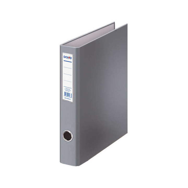 Dohe Carpeta de 2 Anillas Mixtas 40mm - Tamaño A4 - Medidas 285x320x60mm - Ollao y Tarjetero en Lomo - Carton Forrado con Poli