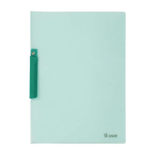 Dohe Dossier con Pinza Pivotante Tamaño A4 - Fabricado en Polipropileno Translucido de 450 Micras - Color Verde