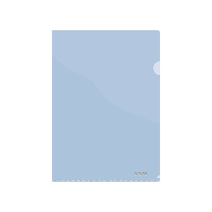 Dohe Dossier Uñero Premium Tamaño A4 - 210x297mm - Fabricado en Polipropileno Translucido de 180 Micras - Color Azul