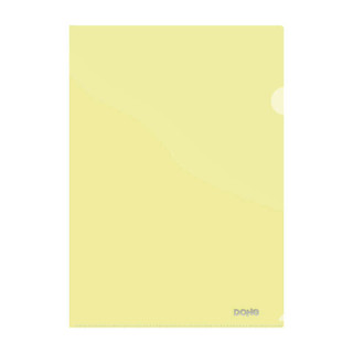Dohe Dossier Uñero Premium Tamaño A4 - 210x297mm - Fabricado en Polipropileno Translucido de 180 Micras - Color Amarillo
