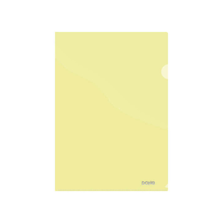 Dohe Dossier Uñero Premium Tamaño A4 - 210x297mm - Fabricado en Polipropileno Translucido de 180 Micras - Color Amarillo
