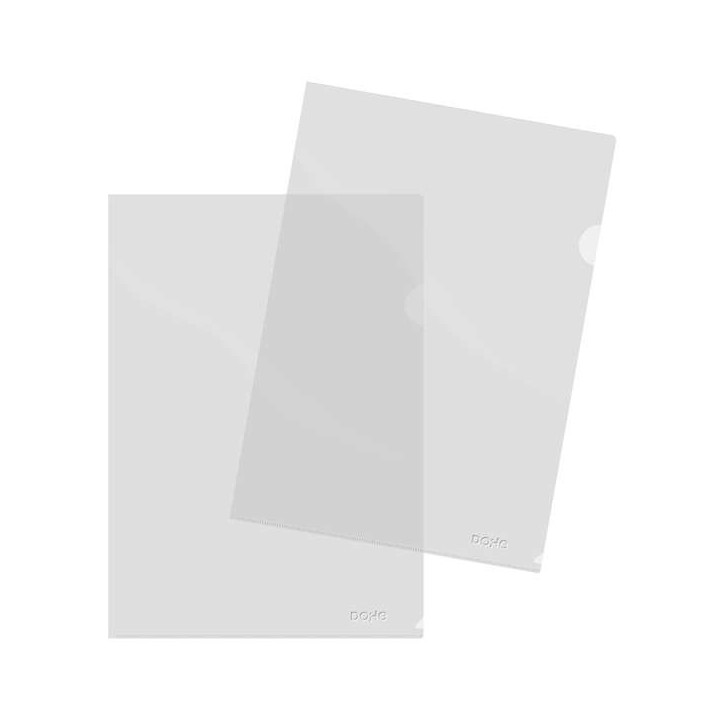 Dohe 100 Dossier de Polipropileno Transparente Acabado Cristal - Tamaño A4