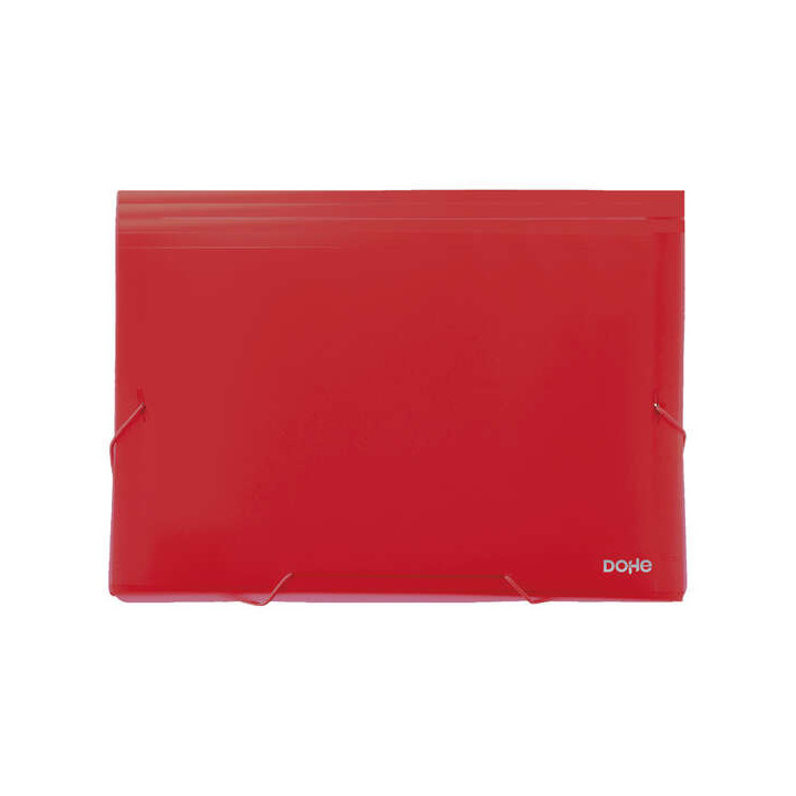 Dohe Clasificadores Acordeon de 13 Departamentos - Tamaño Din A4 - Fabricados en Polipropileno Opaco de 700 Micras - con Cierr