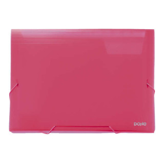 Dohe Clasificadores Acordeon de 13 Departamentos - Tamaño A4 Apaisado - Fabricados en Polipropileno Translucido de 700 Micras