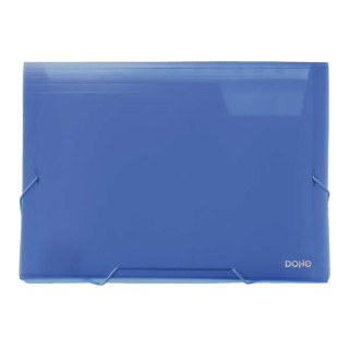 Dohe Clasificadores Acordeon de 13 Departamentos - Tamaño A4 Apaisado - Fabricados en Polipropileno Translucido de 700 Micras